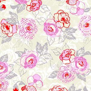 Grey Leaf Roses F1014