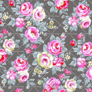 Scattered Roses and Small Flowers F1533