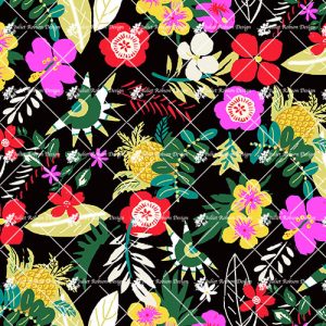 Pineapples and Flowers T2382