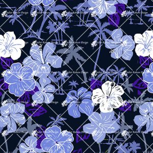 Blue Hibiscus T