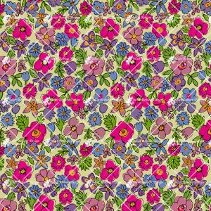 All Over on Cream DITSY3031