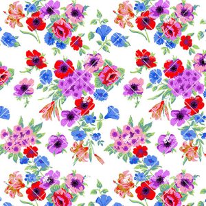 Anemones and Sweet Williams DITSY60