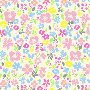 Pastel Flat Flowers DSANG8