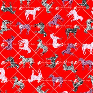 Ornamental horses D1288