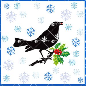 Blackbird and Holly CARDC193