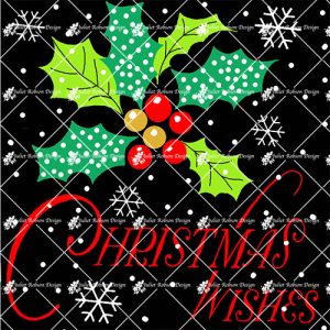 Christmas Wishes Holly CARDC001