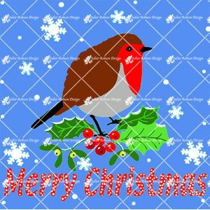 Merry Christmas Robin CARDC188