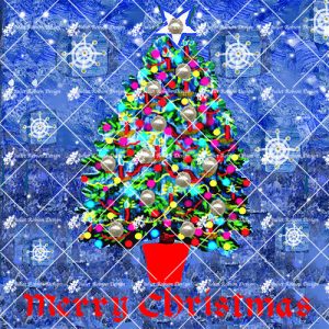 Pearly Christmas Tree CARDC192