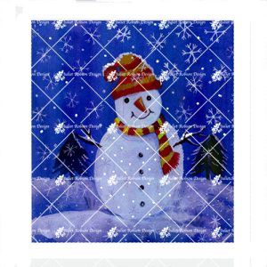 Snowman With Bobble Hat CARDC183