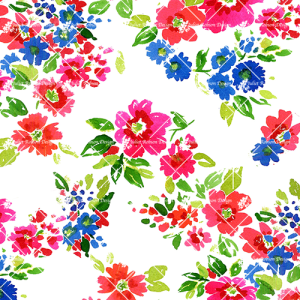 Blue & Red Wcol Scatter F3049