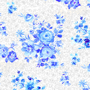 Sangita Blue Bunch on Leopard F3054