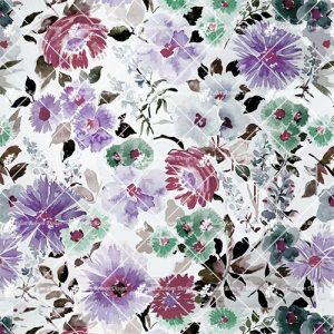 Mauve Flowers CARD241