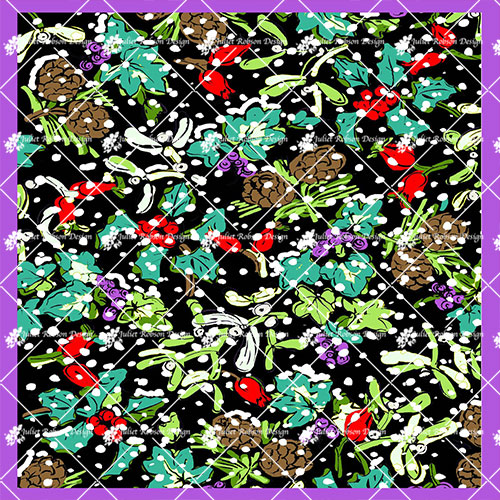 Snow and Holly CARD240