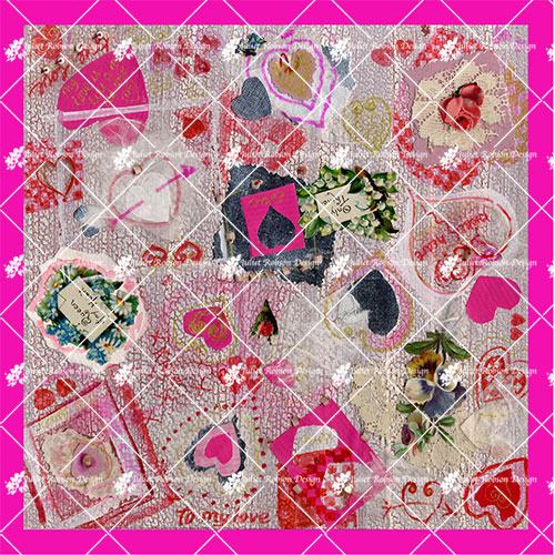 Valentine Hearts CARD235