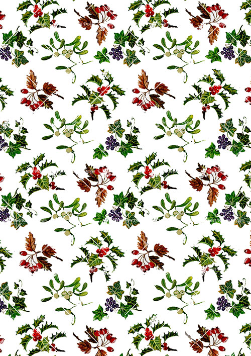 Berries Gift Wrap M2286