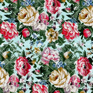 Trad Rose Large Bun F2441