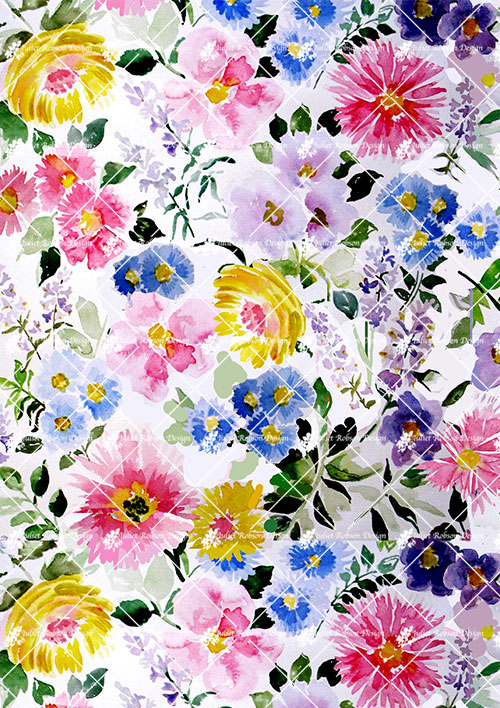 Watercolour All Over F2454