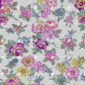 Loosely Drawn Floral F2288