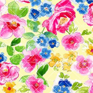 Watercolours Flowers F2309