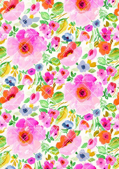 Watercolour Floral F2331