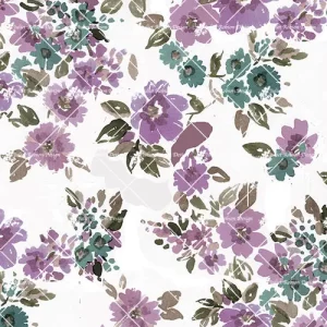 Trailing Floral on Cream F2333