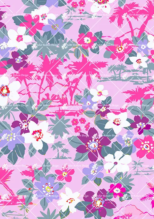 Pink Tropical T7272