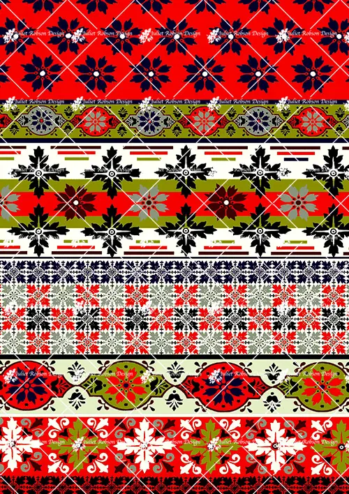 Carpet Red Stripe Geom M7280