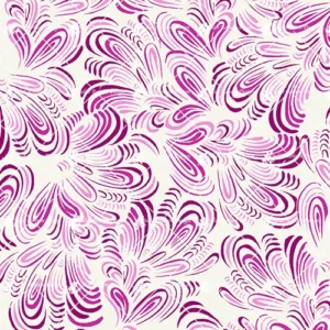 Jungle Pink-Mauve Flowers D7281