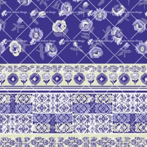 Blue Stripe Geom M7288